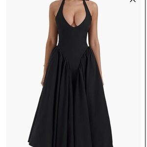 House of CB Black Midi Dress +Cup